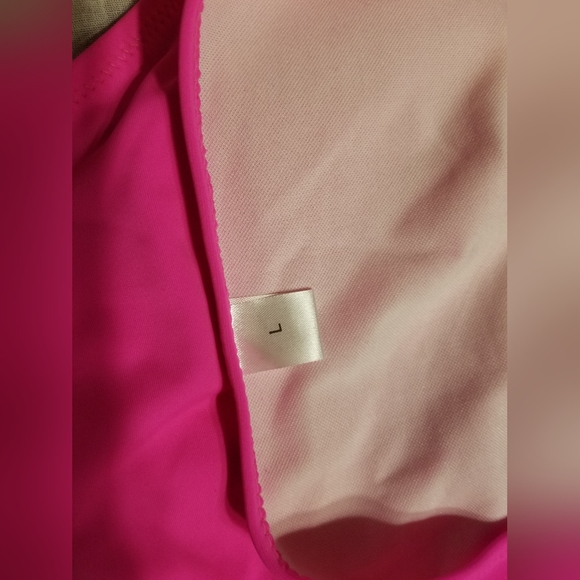 Nwot hot pink wrap around top high waisted bikini large - Picture 9 of 9